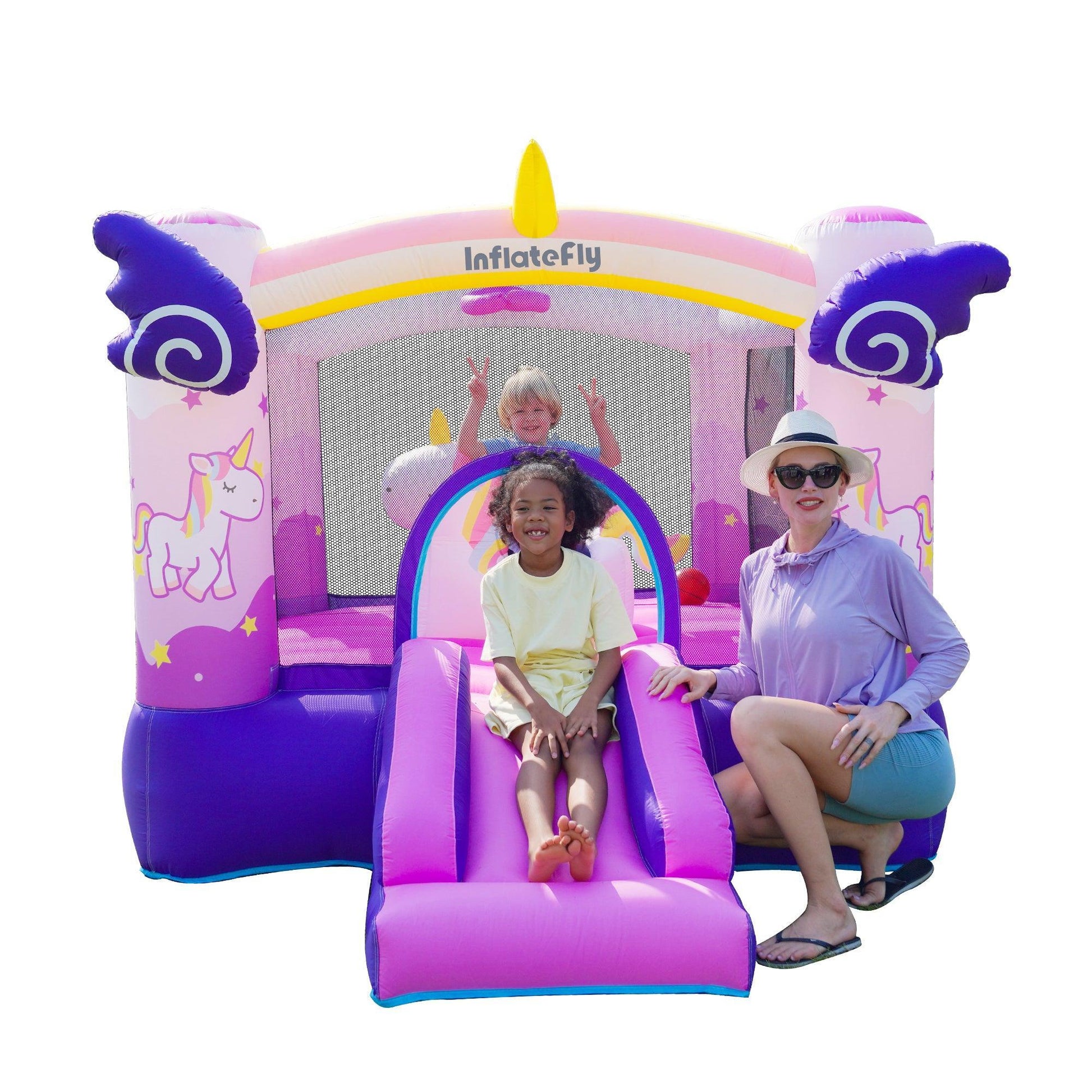 Unicorn Bounce House - INFLATEFLY