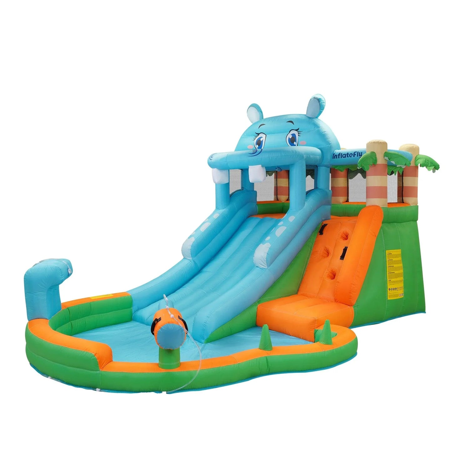 Hippo Slide Bounce House