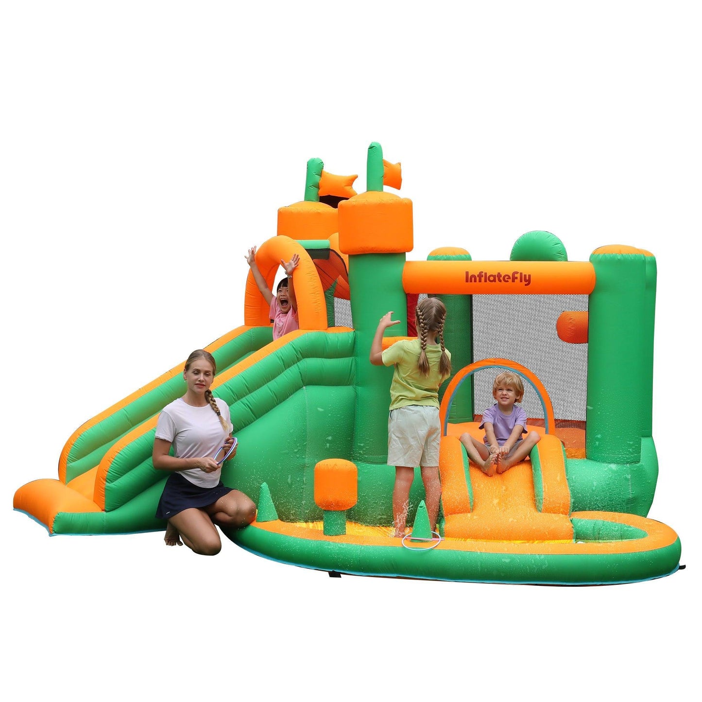 Bouncy Castle Water Park- - INFLATEFLY