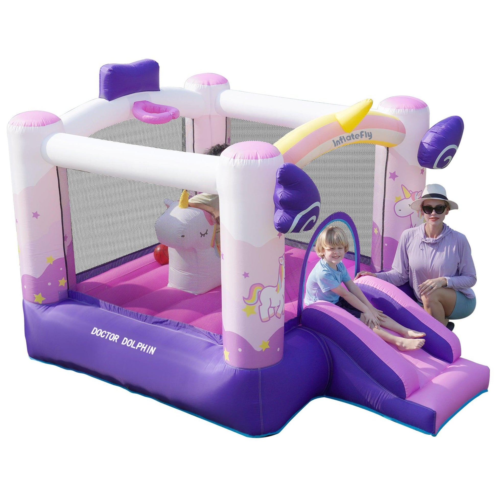 Unicorn Bounce House - INFLATEFLY