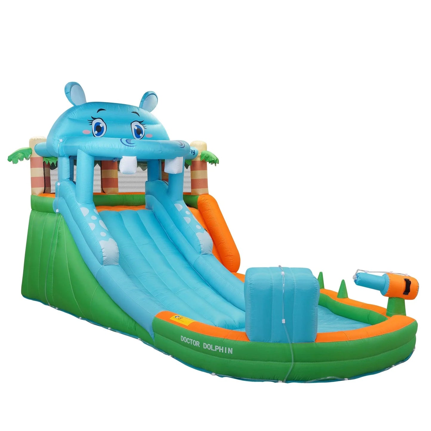 Hippo Slide Bounce House