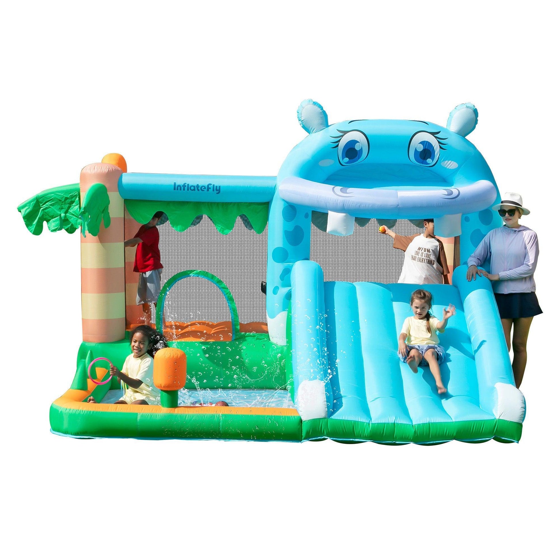 Bouncy Castle Water Park- - INFLATEFLY