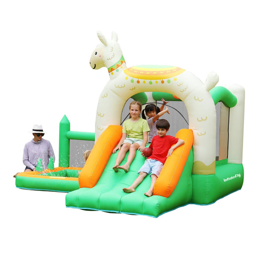Alpaca Theme Bouncy Castle - INFLATEFLY