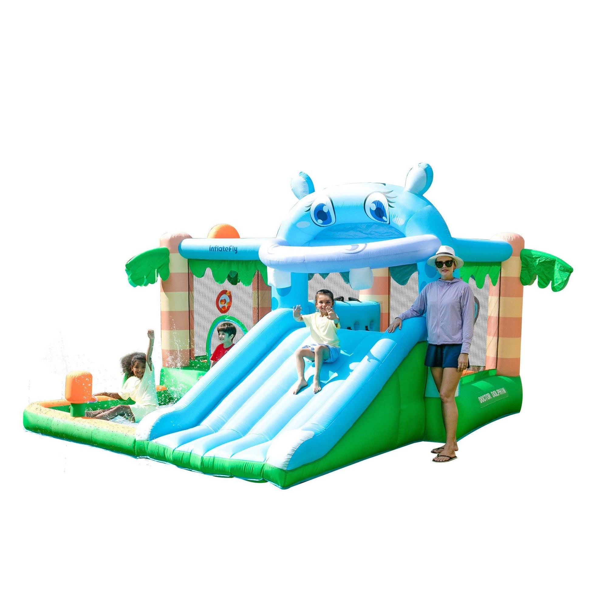 Bouncy Castle Water Park- - INFLATEFLY
