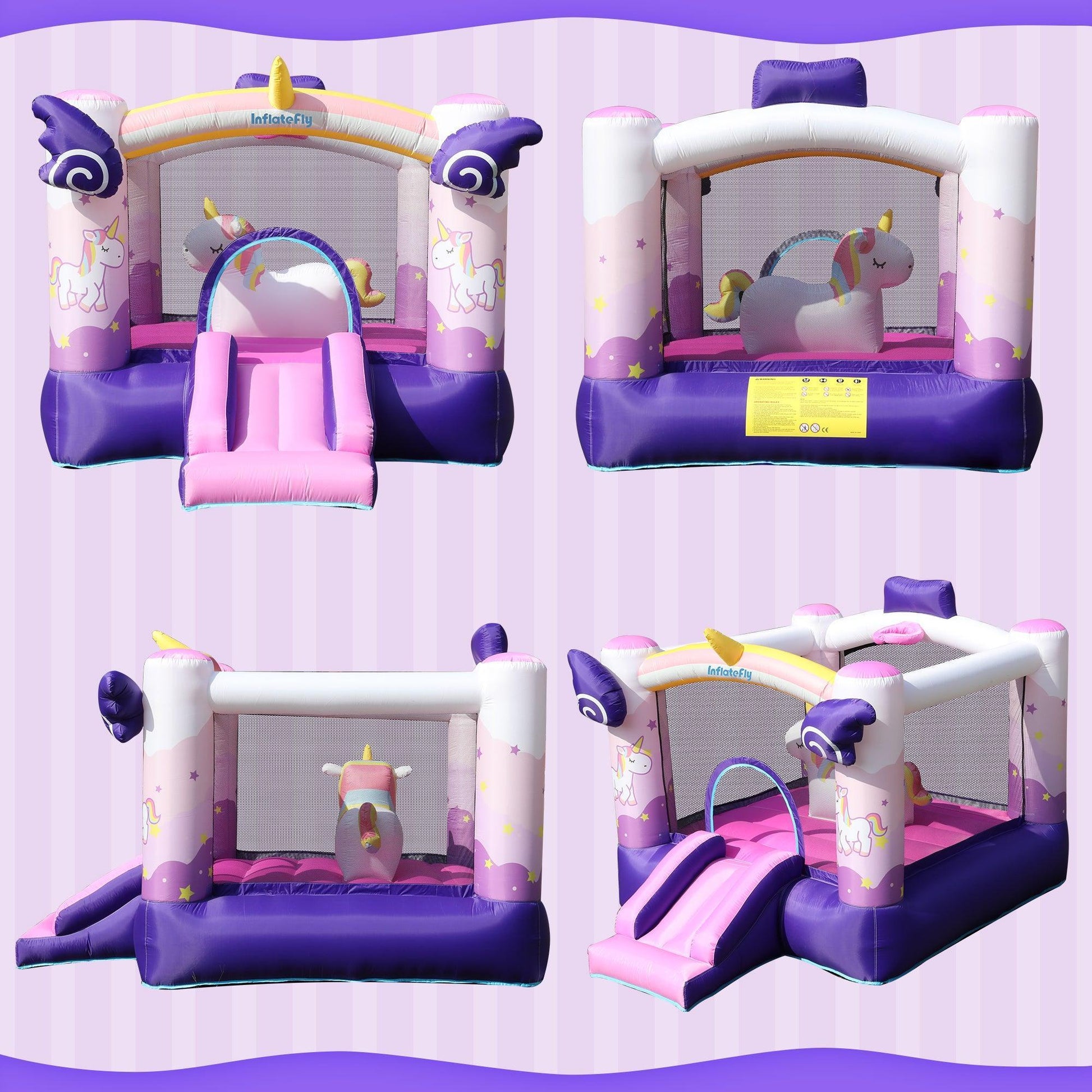 Unicorn Bounce House - Multi-angle Photos
