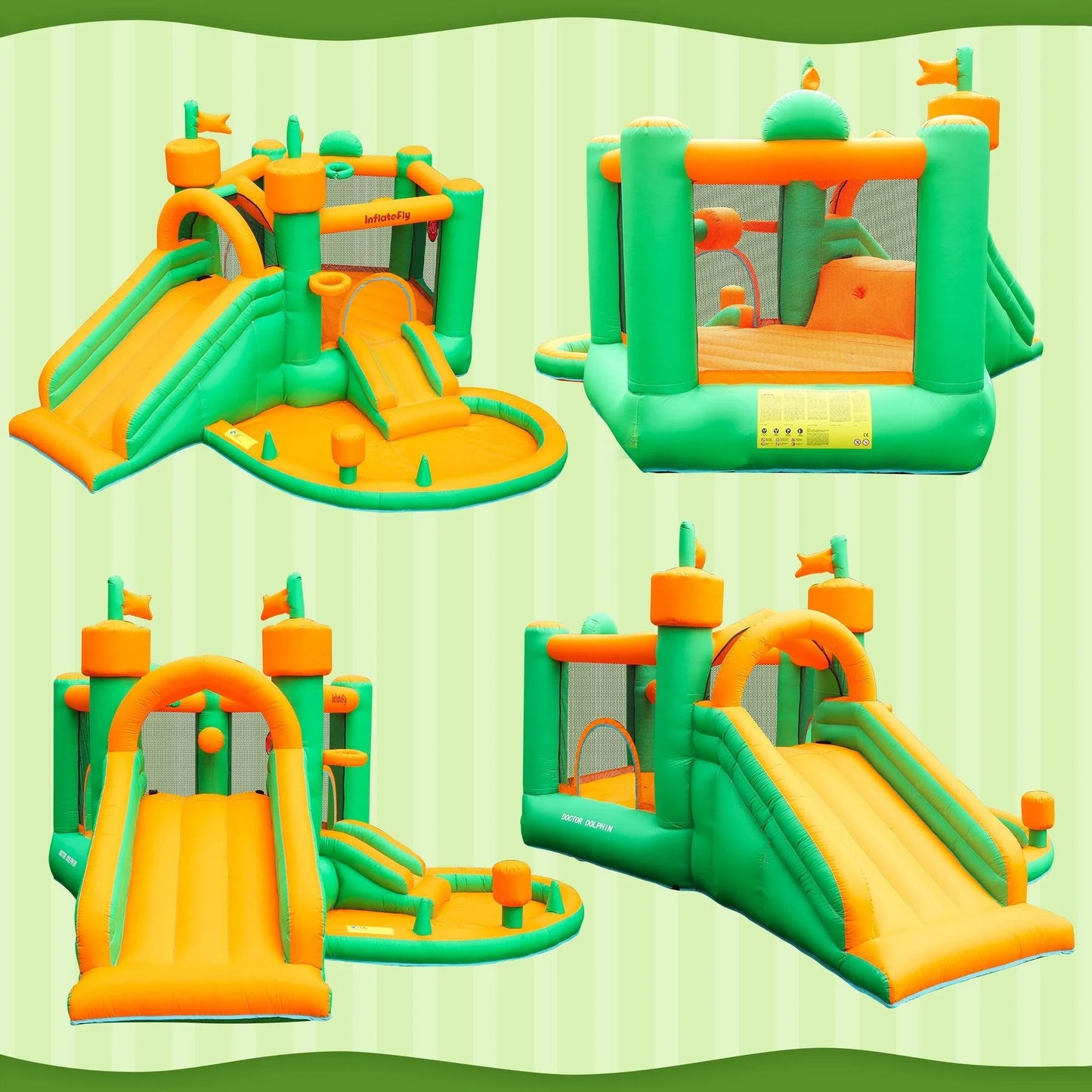 Bouncy Castle Water Park- - INFLATEFLY