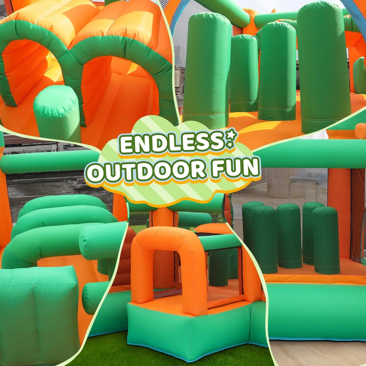 Bouncy Castle Water Park- - INFLATEFLY