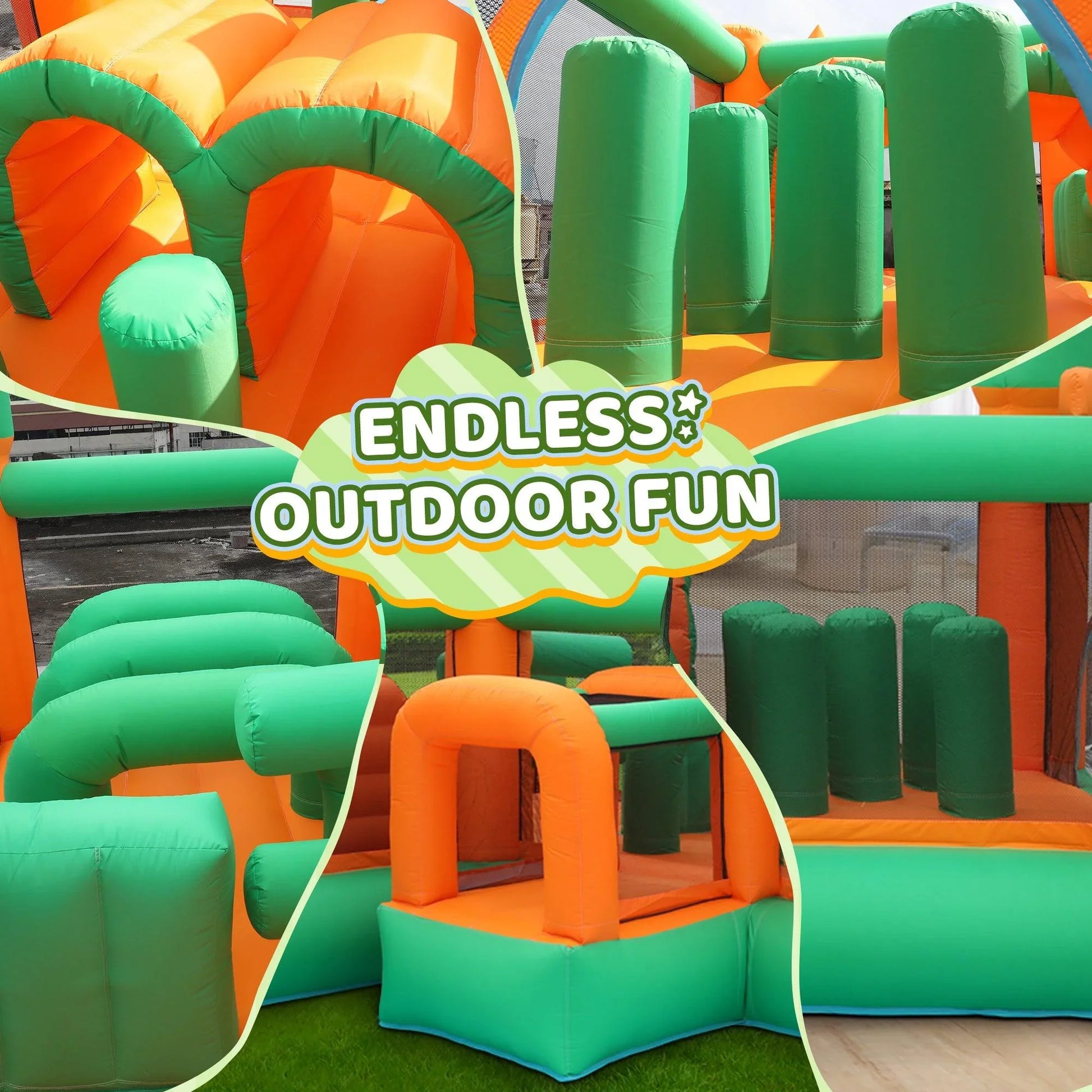 Bouncy Castle Water Park- - INFLATEFLY