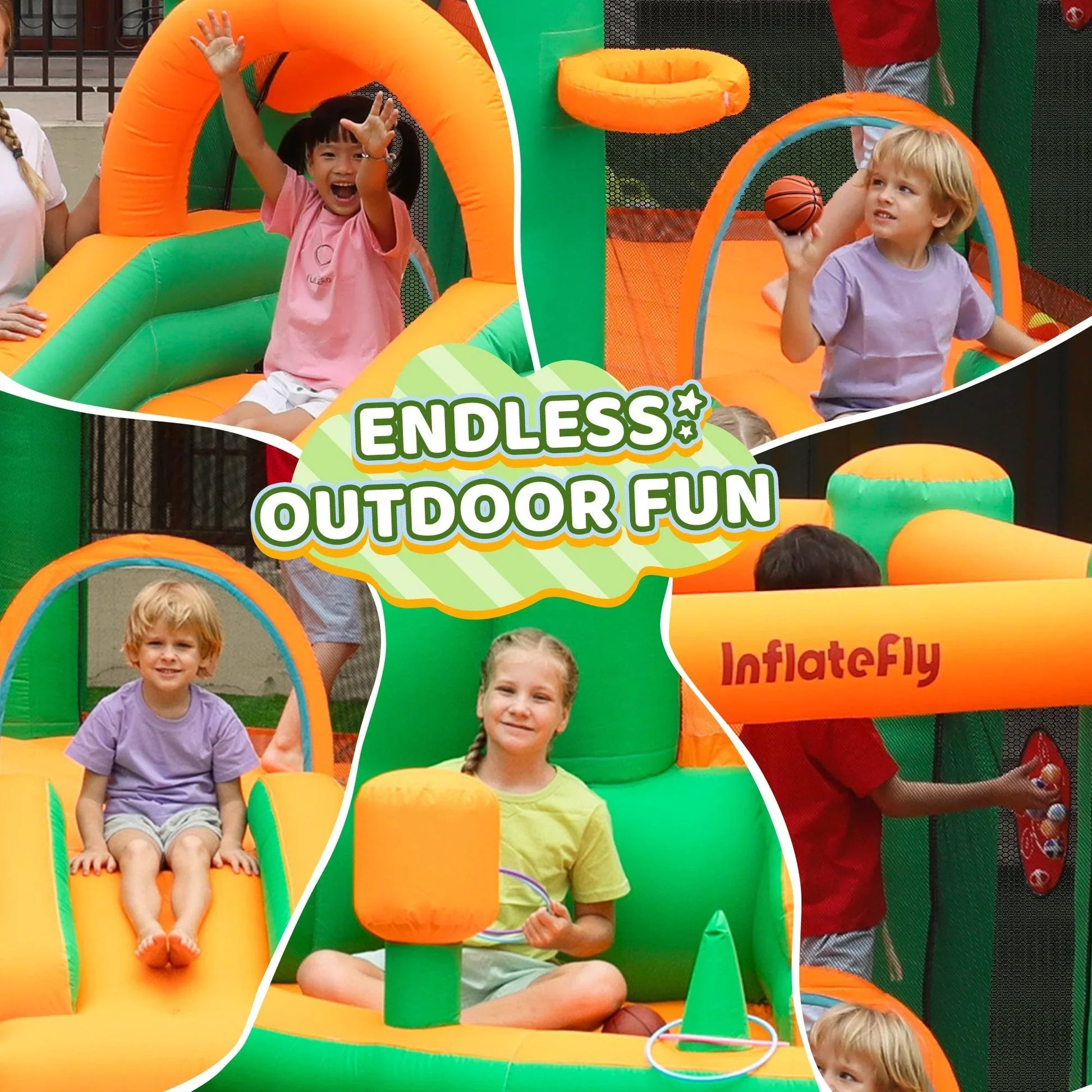 Bouncy Castle Water Park- - INFLATEFLY