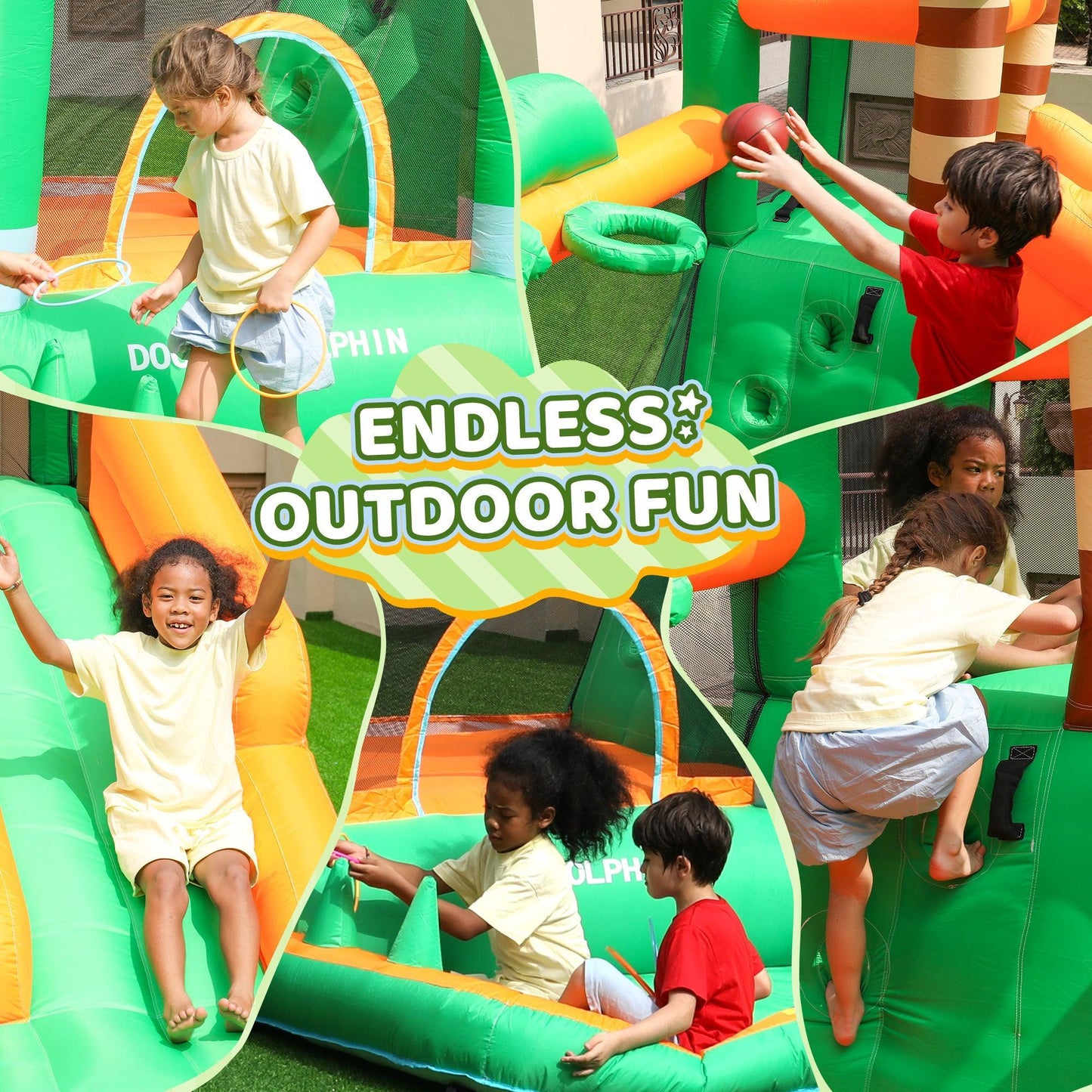 Bouncy Castle Water Park- - INFLATEFLY