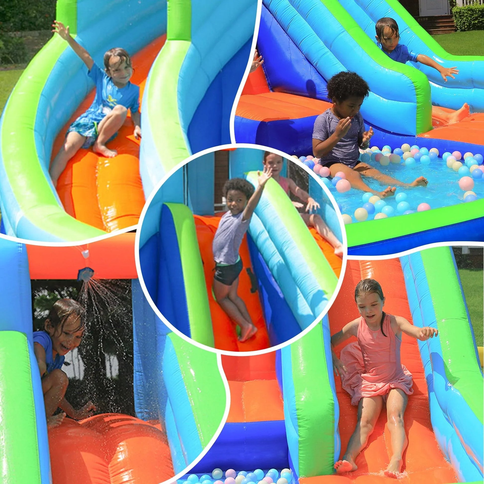 Bouncy Castle Water Park- - INFLATEFLY