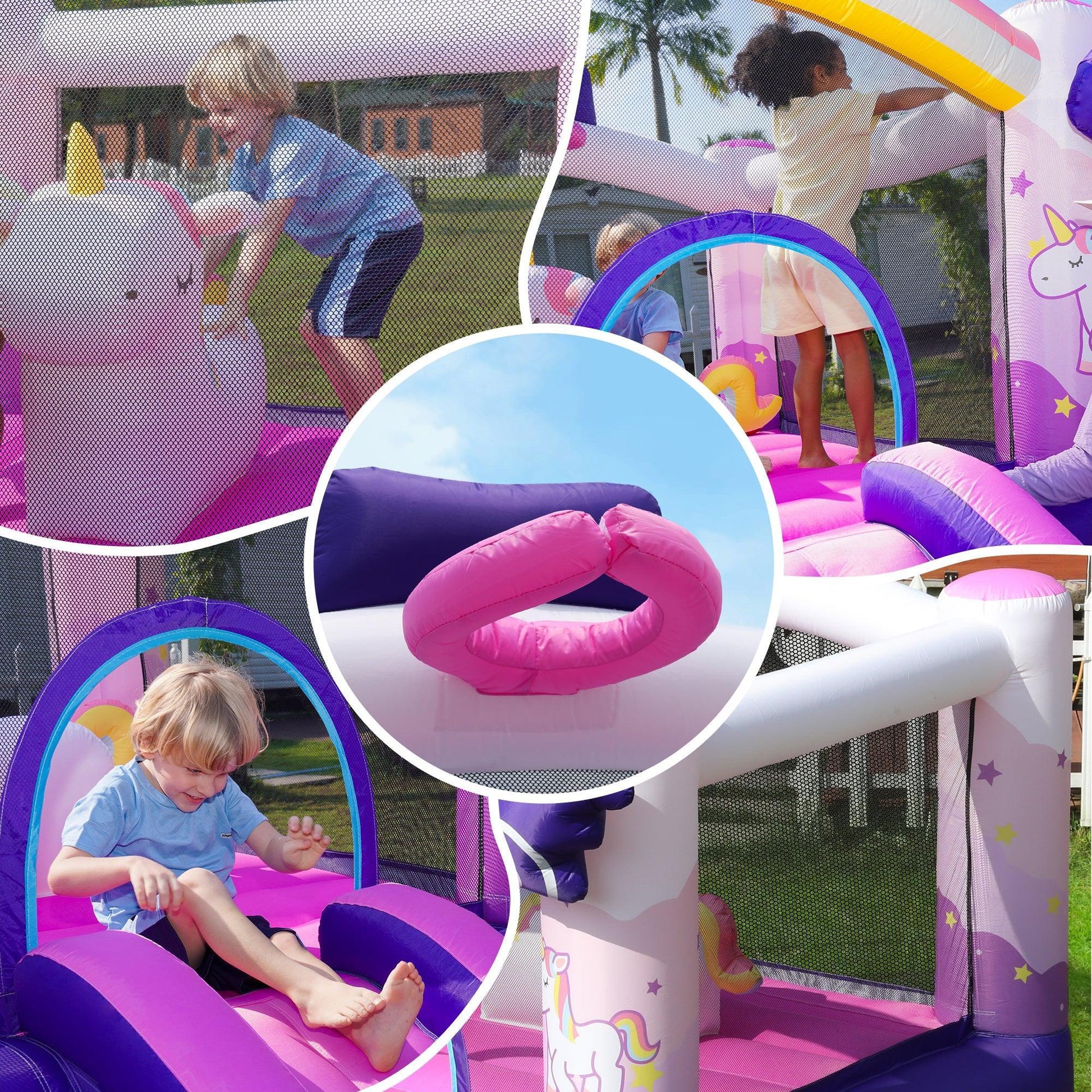 Unicorn Bounce House - INFLATEFLY