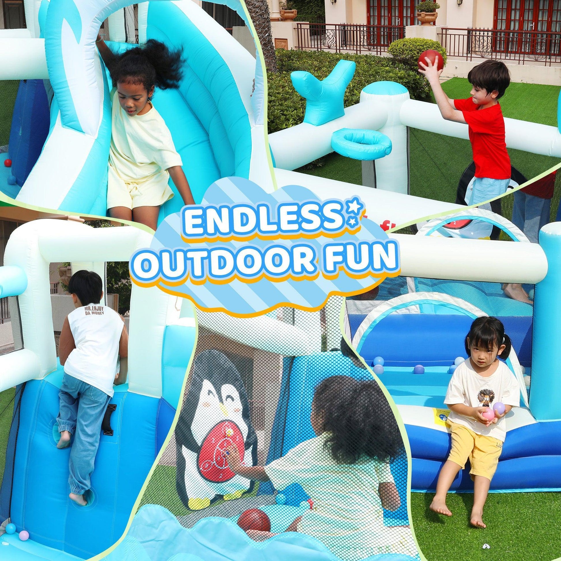Bouncy Castle Water Park- - INFLATEFLY