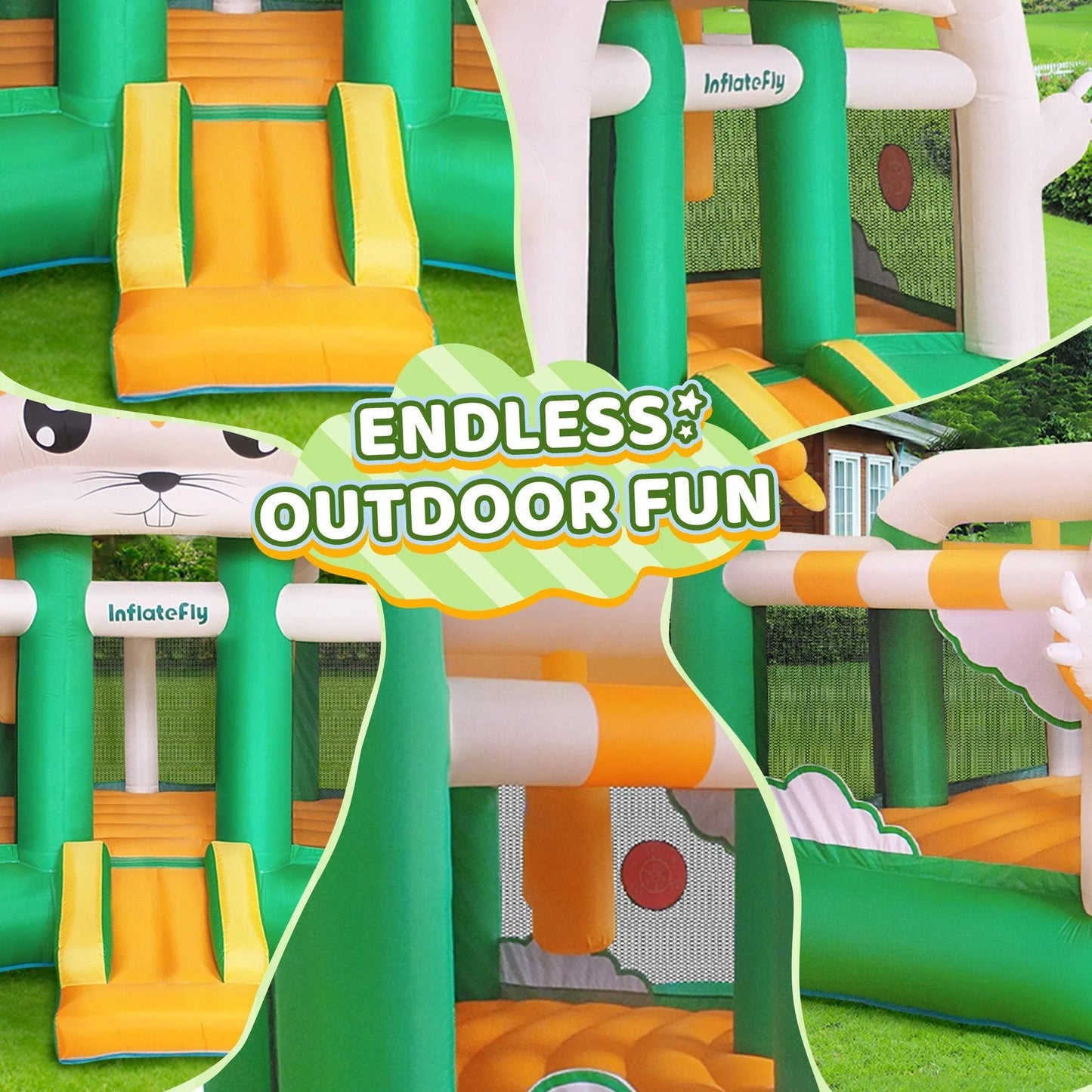 Bouncy Castle Water Park- - INFLATEFLY