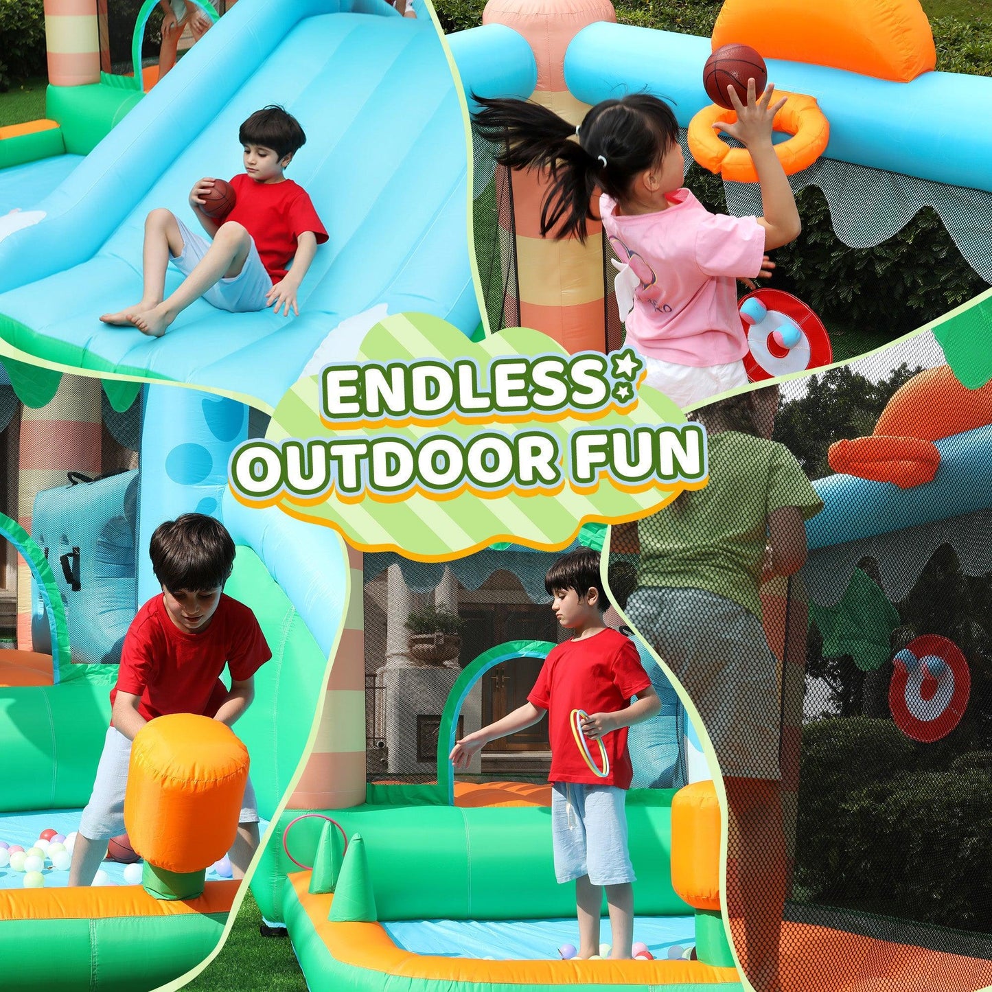 Bouncy Castle Water Park- - INFLATEFLY