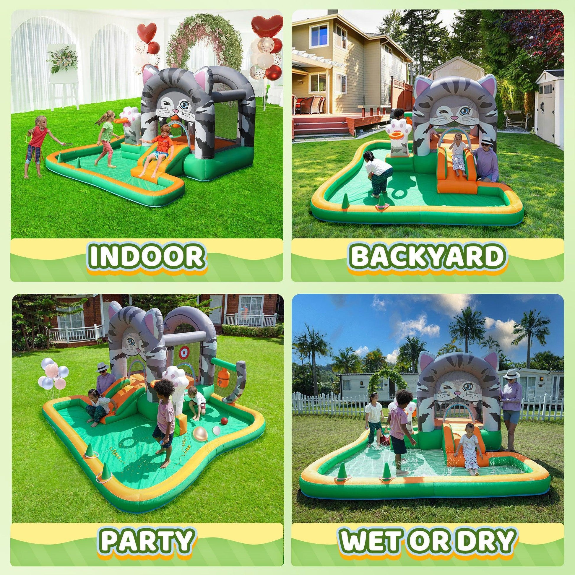 Bouncy Castle Water Park- - INFLATEFLY