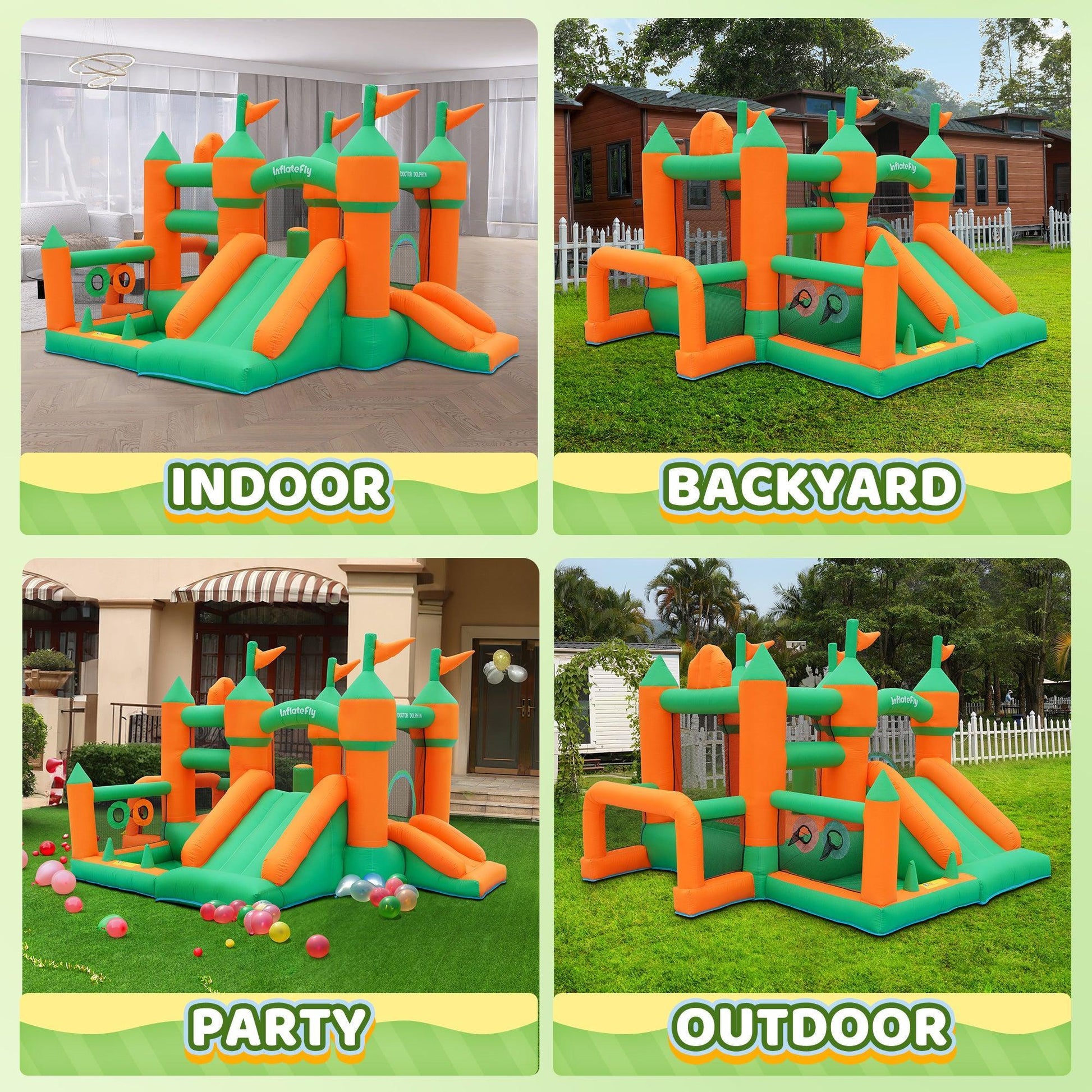 Bouncy Castle Water Park- - INFLATEFLY