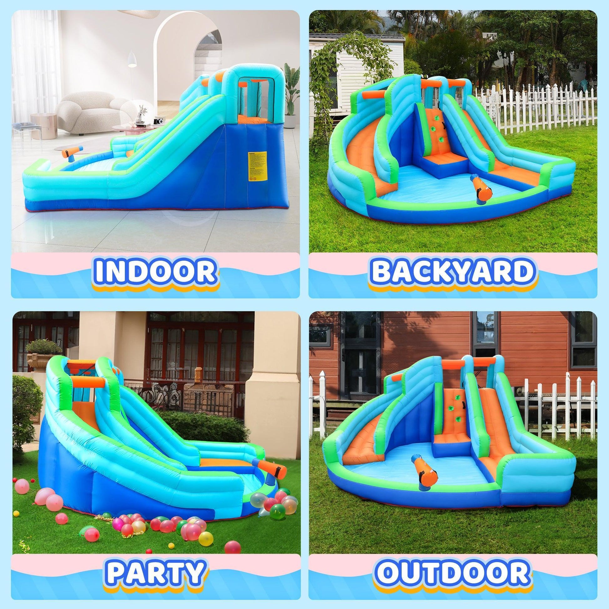Bouncy Castle Water Park- - INFLATEFLY