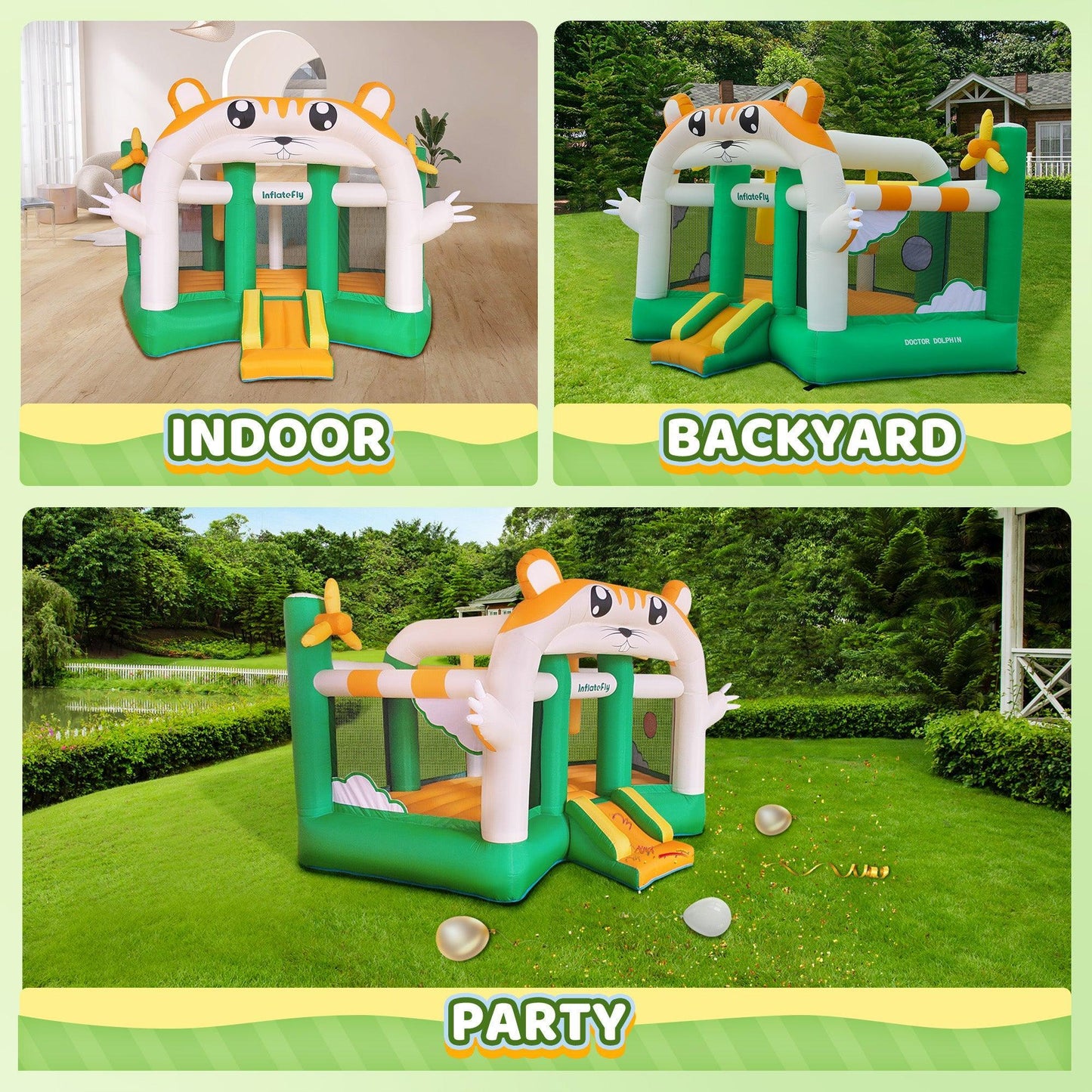 Bouncy Castle Water Park- - INFLATEFLY