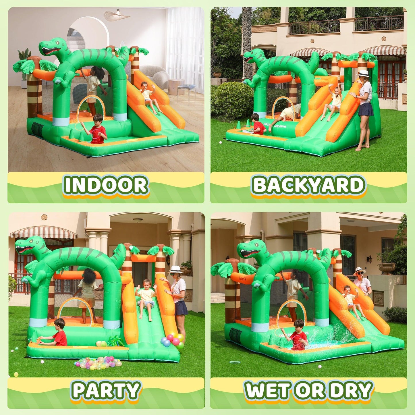 Bouncy Castle Water Park- - INFLATEFLY
