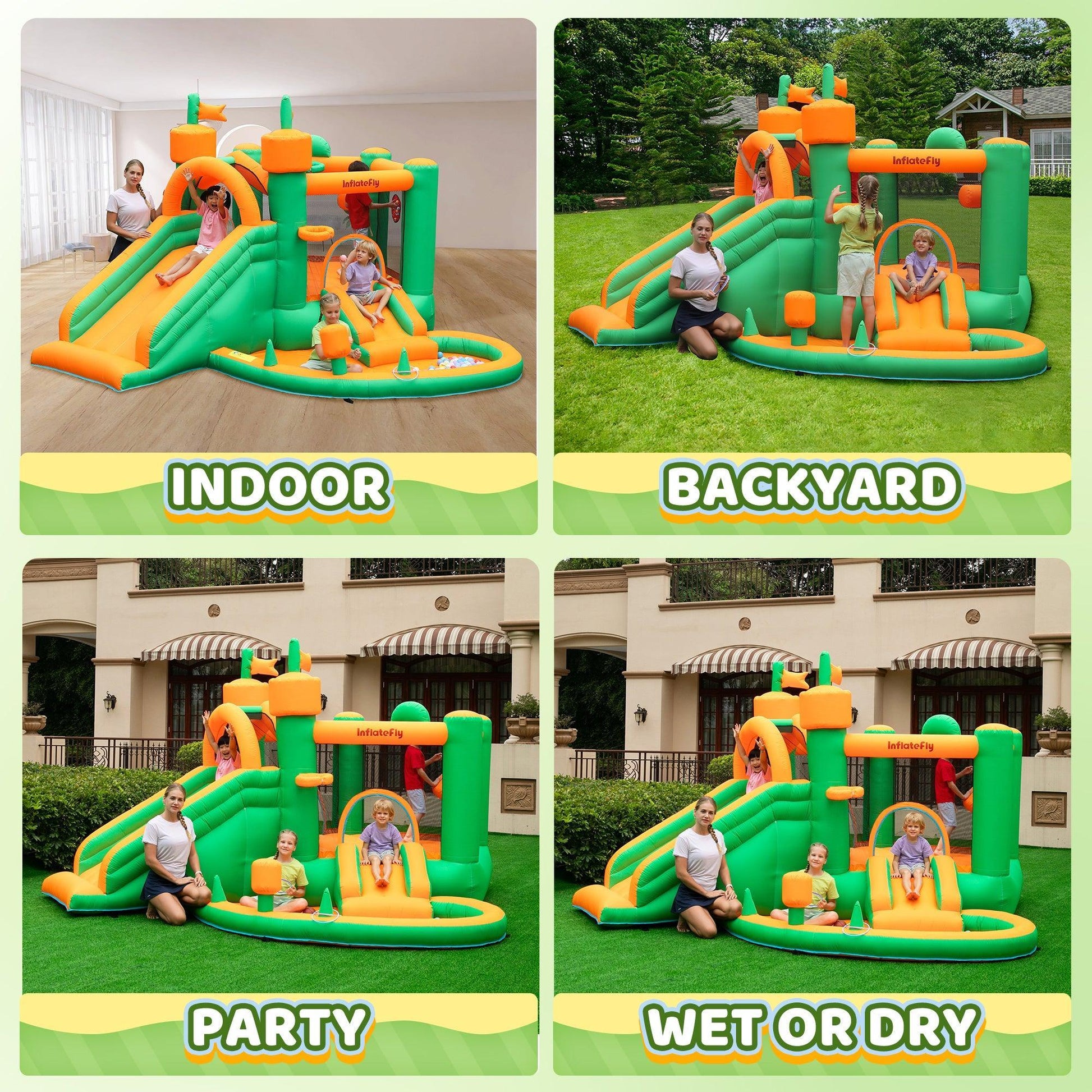 Bouncy Castle Water Park- - INFLATEFLY