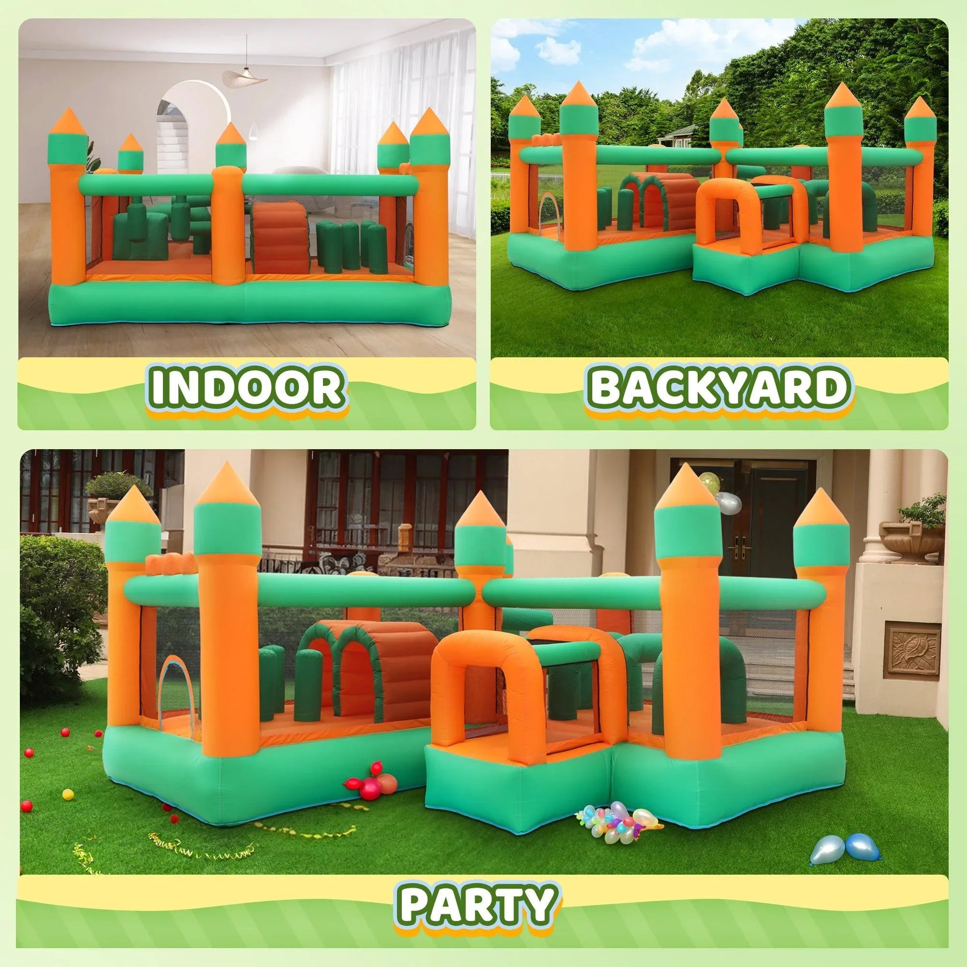 Bouncy Castle Water Park- - INFLATEFLY