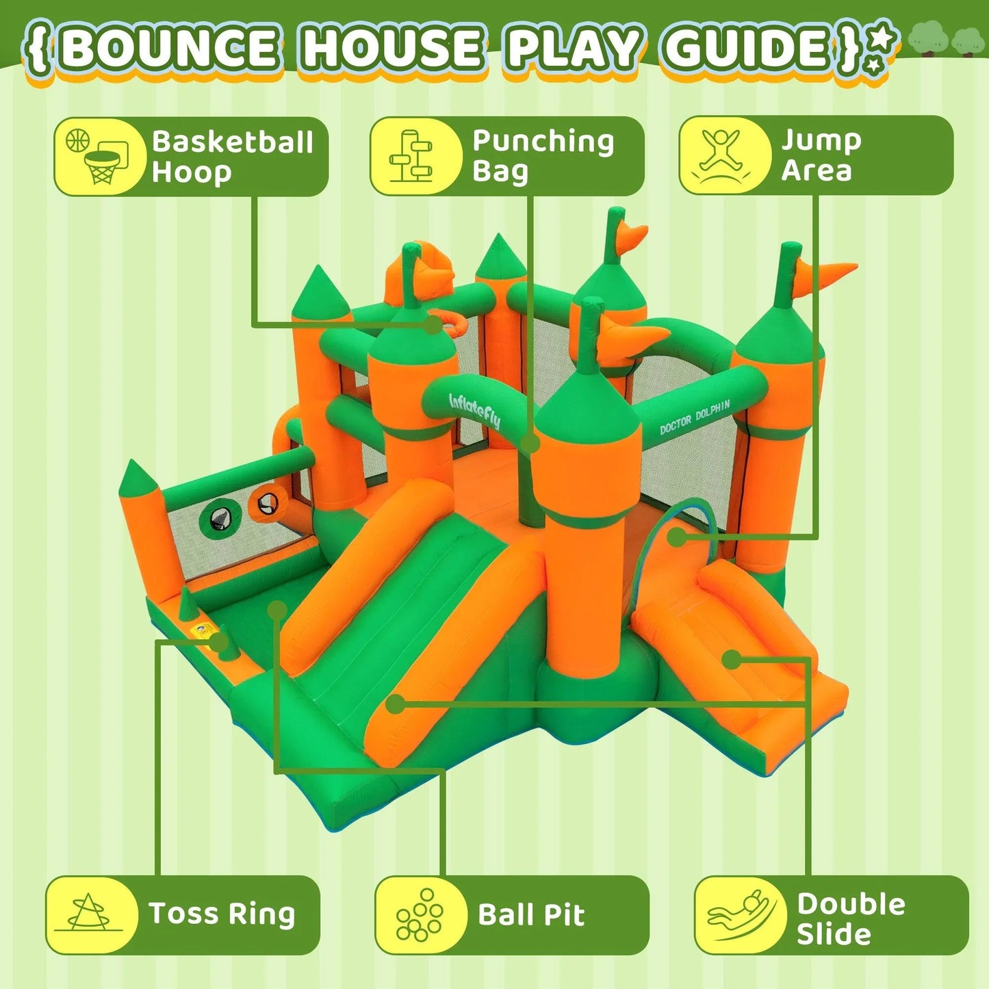 Bouncy Castle Water Park- - INFLATEFLY
