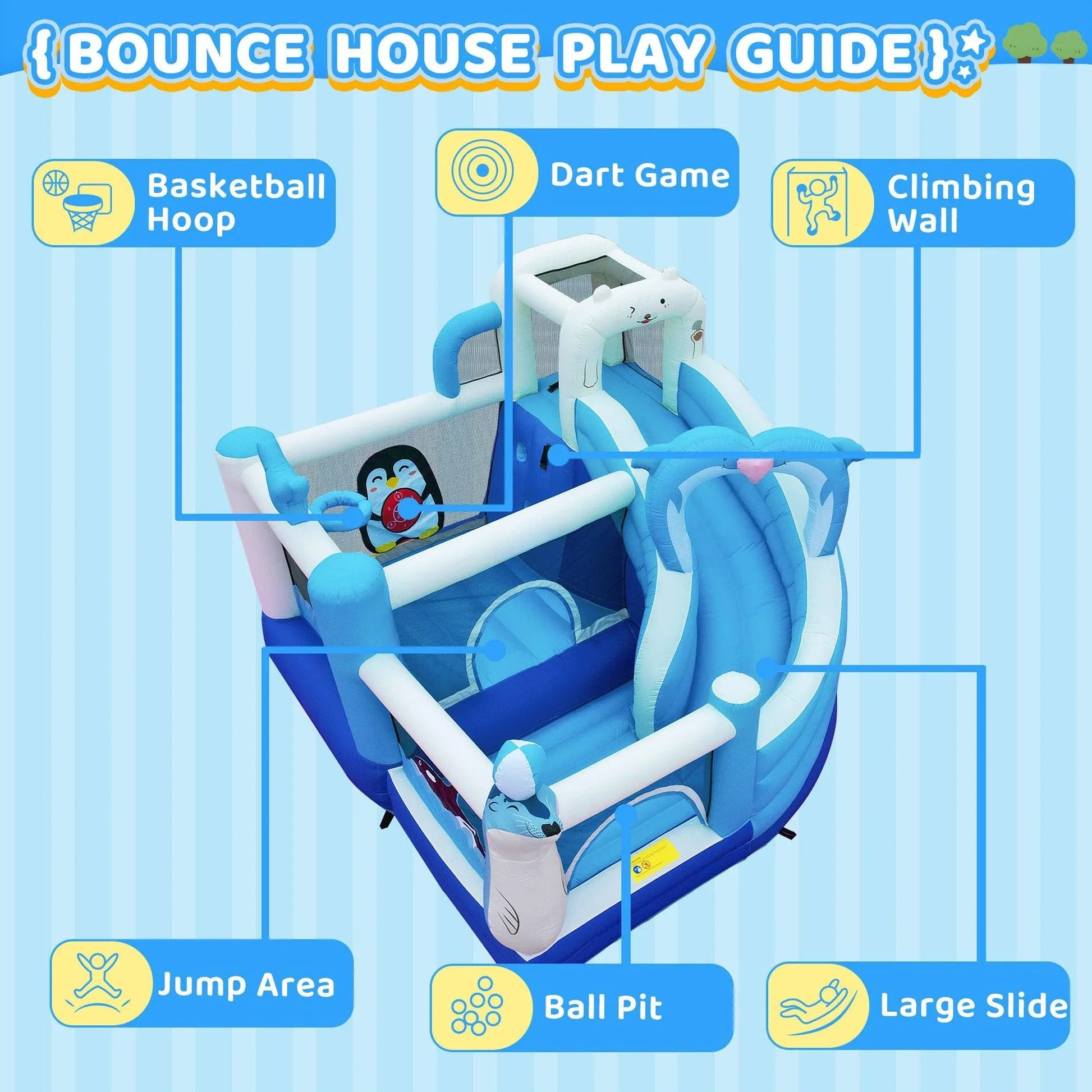 Bouncy Castle Water Park- - INFLATEFLY