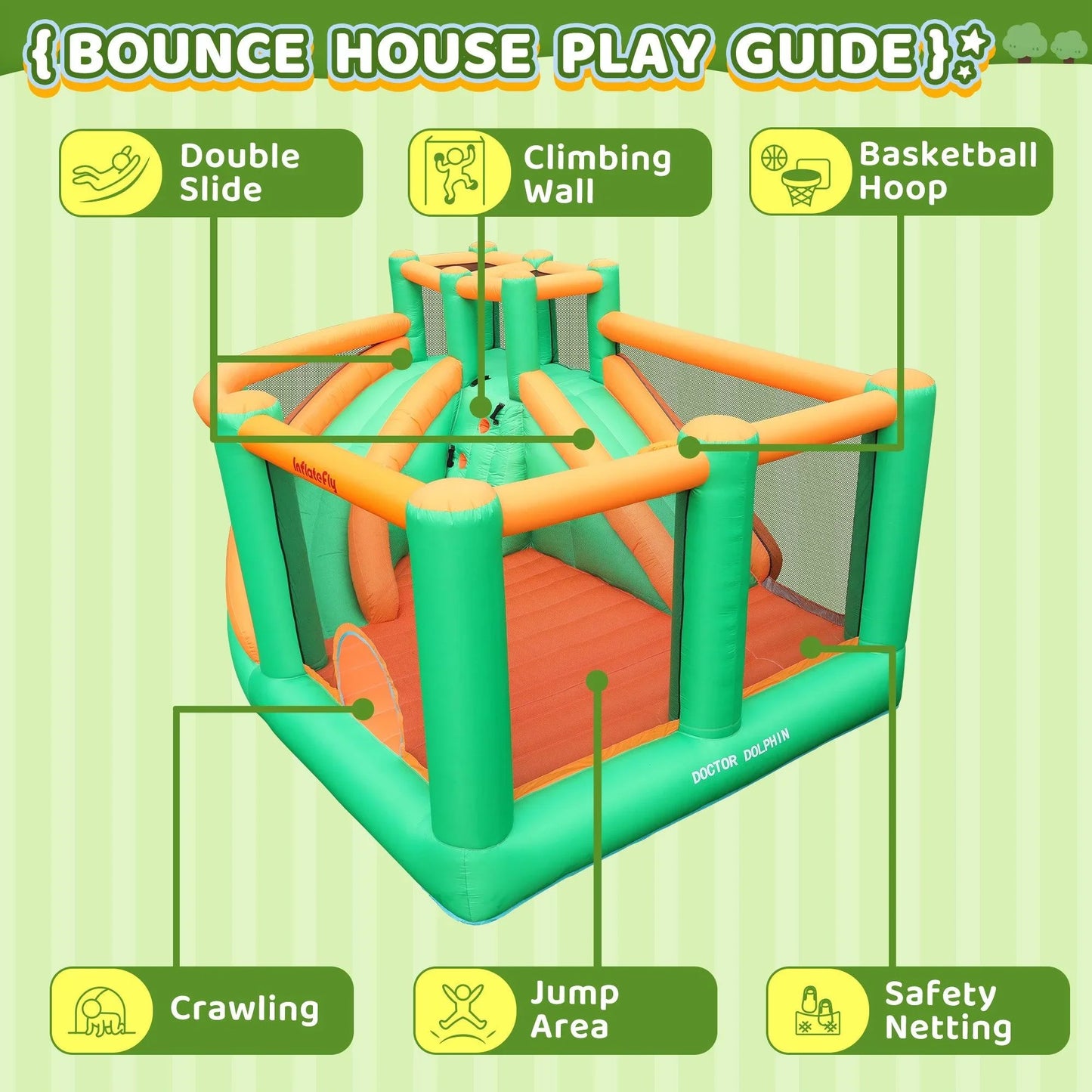 Bouncy Castle Water Park- - INFLATEFLY