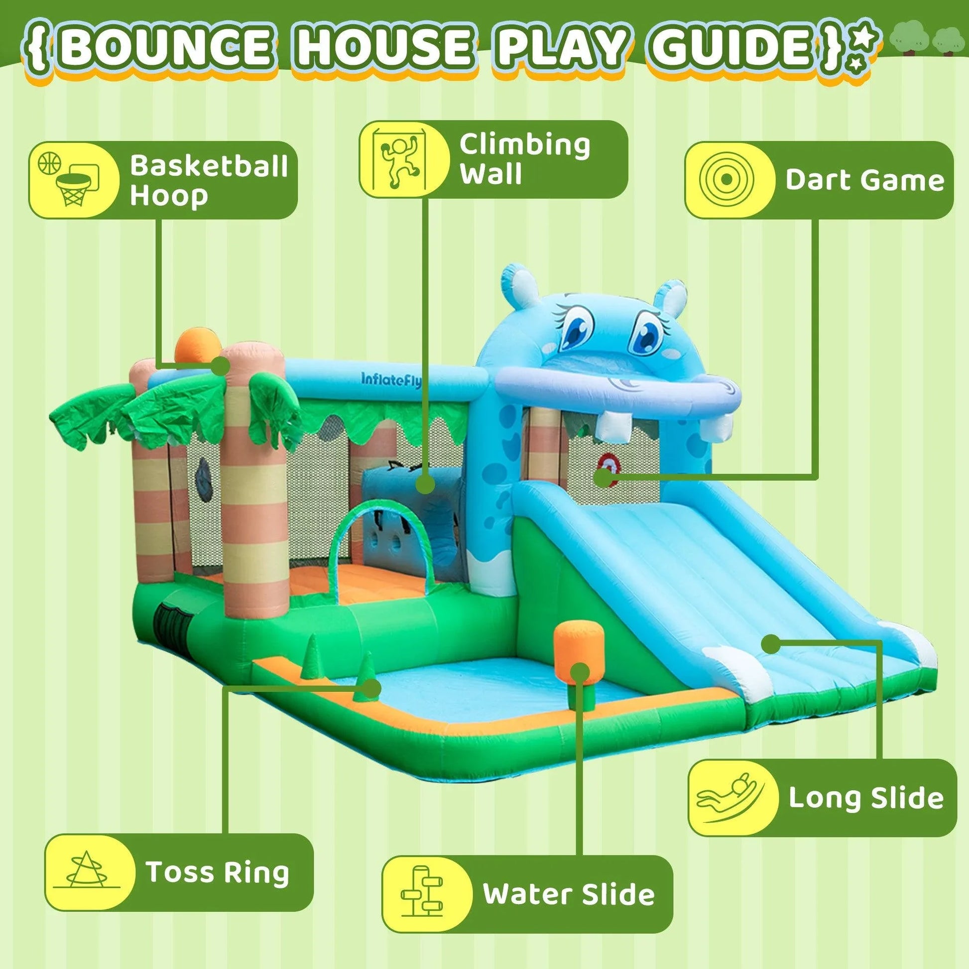 Bouncy Castle Water Park- - INFLATEFLY