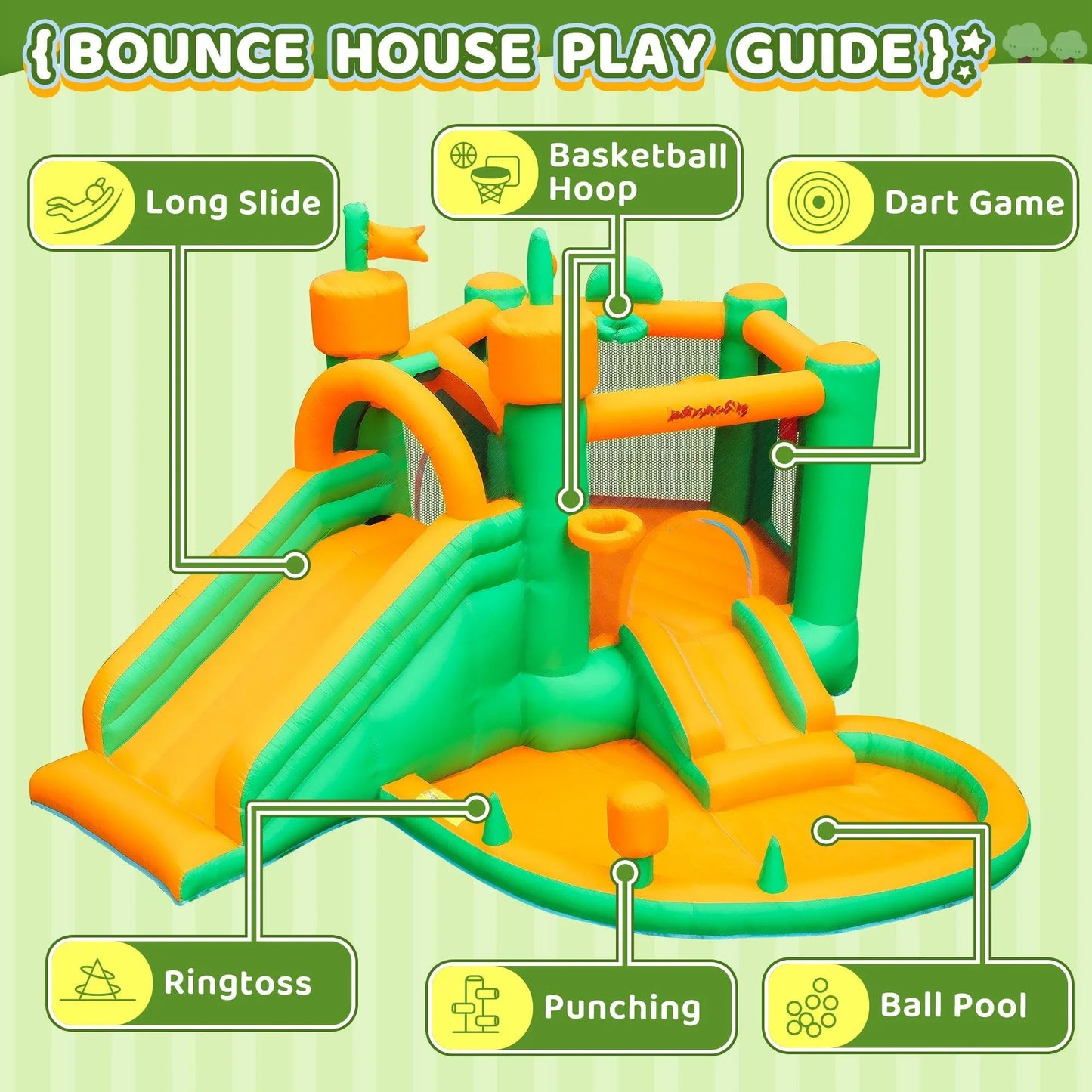 Bouncy Castle Water Park- - INFLATEFLY