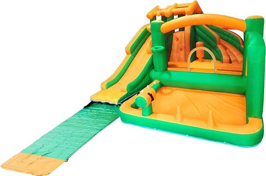 Dual Slides Bouncy Castle Water Park