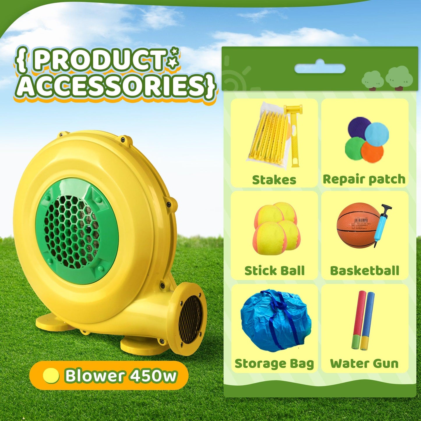 Multi-play Bounce House - INFLATEFLY