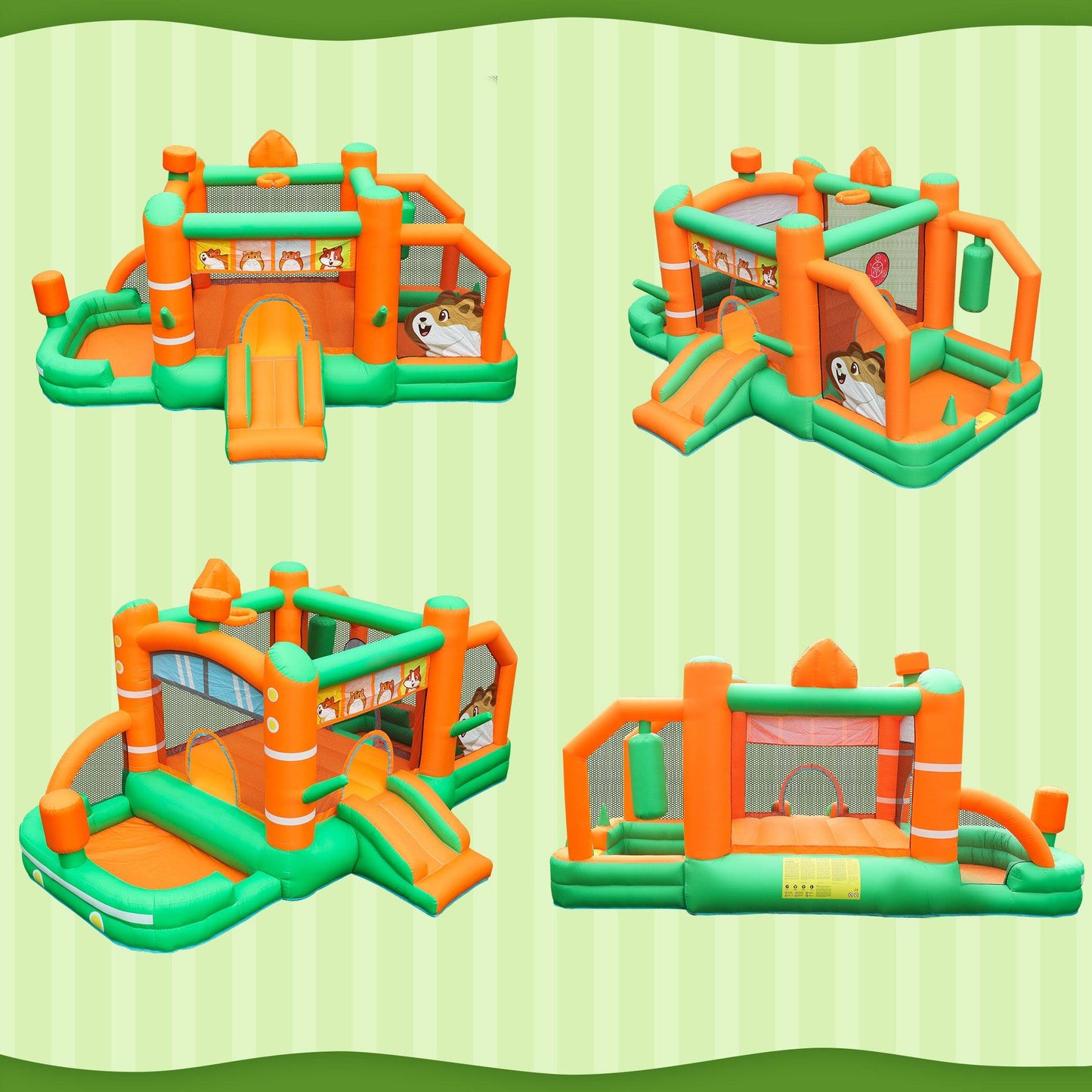 Bouncy Castle Water Park- - INFLATEFLY