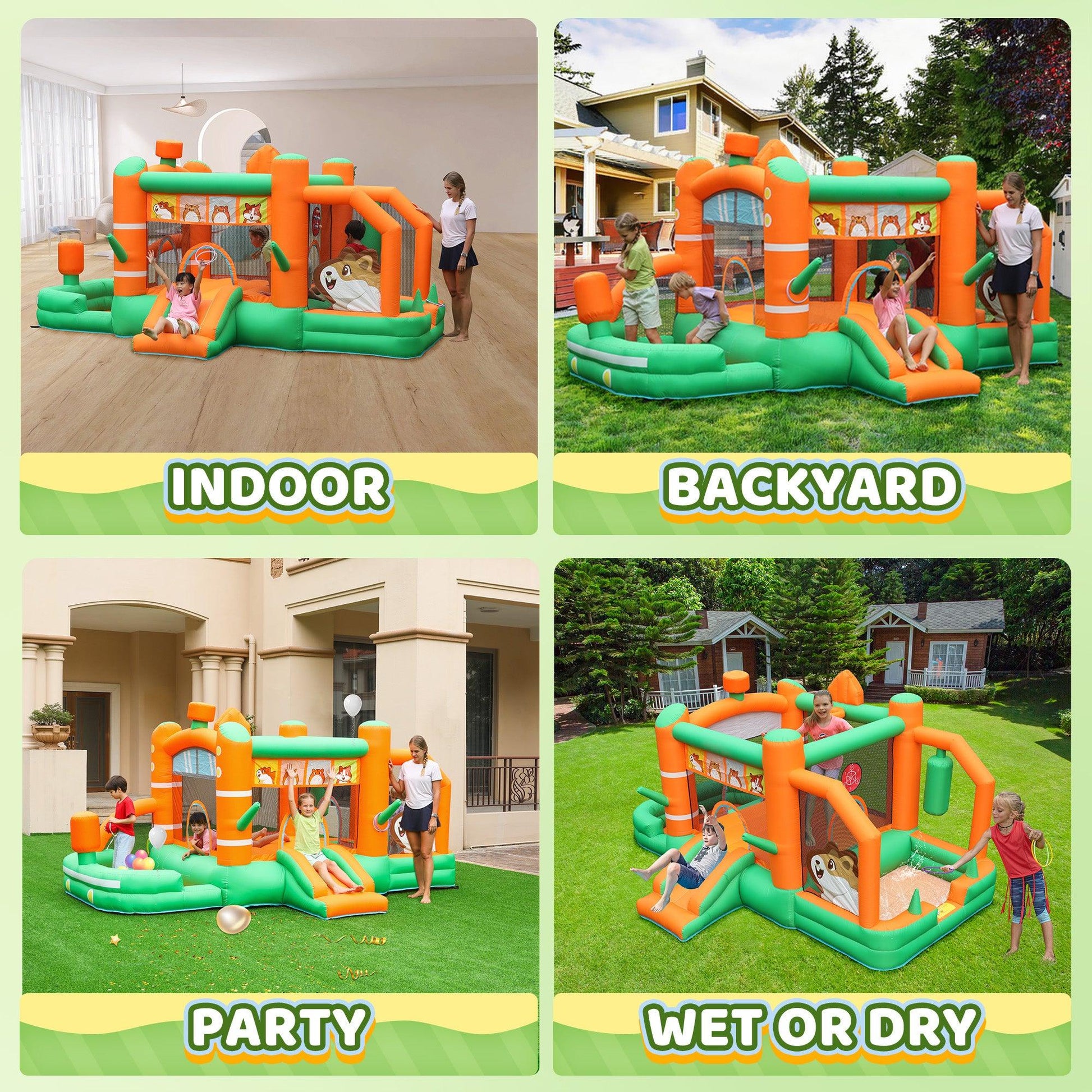 Bouncy Castle Water Park- - INFLATEFLY