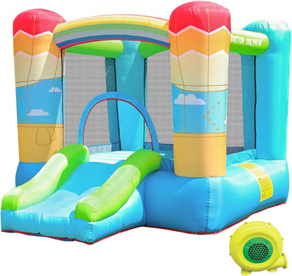 【CLEARANCE PRICE】 Hot Air Balloon Bounce House with Slide