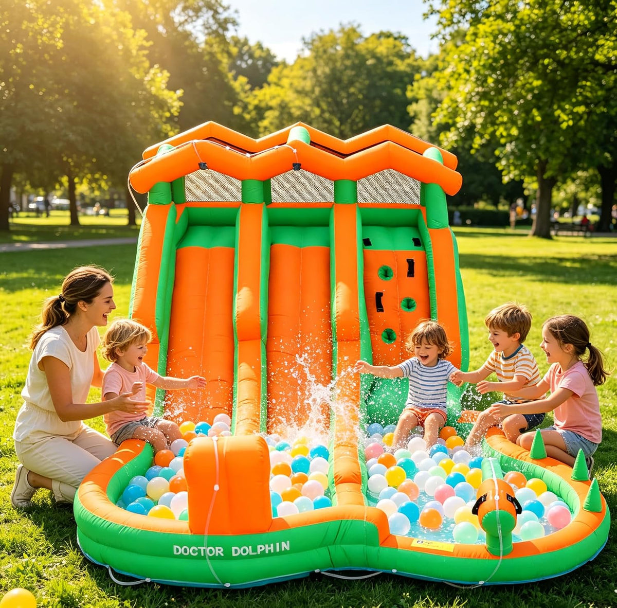 Double Slides Water Park