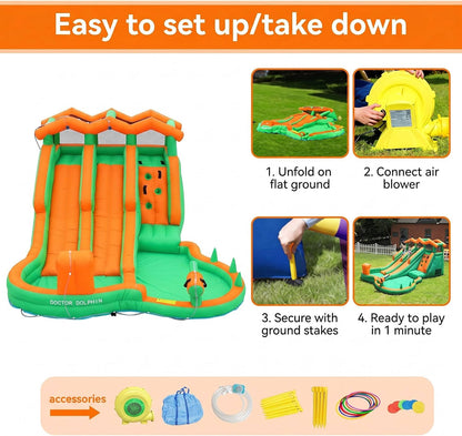 Double Slides Water Park