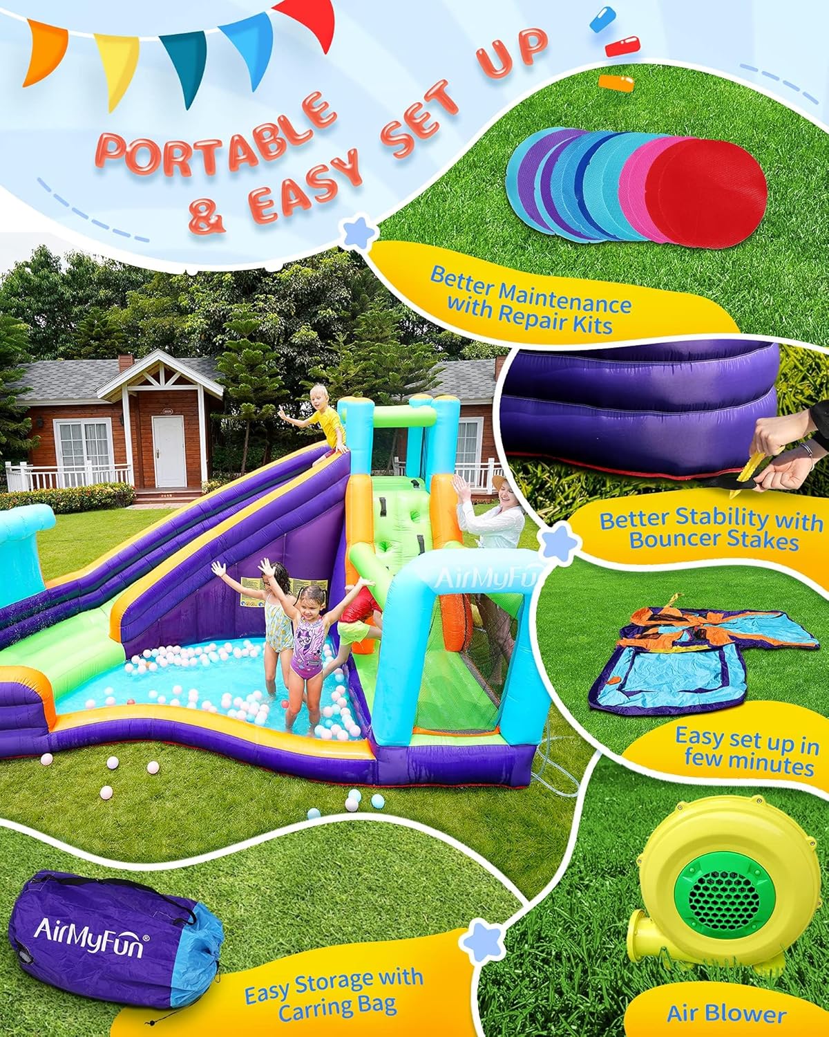 Inflatable Water Slide Bounce House