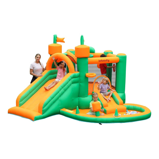 Bouncy Castle Water Park- - INFLATEFLY