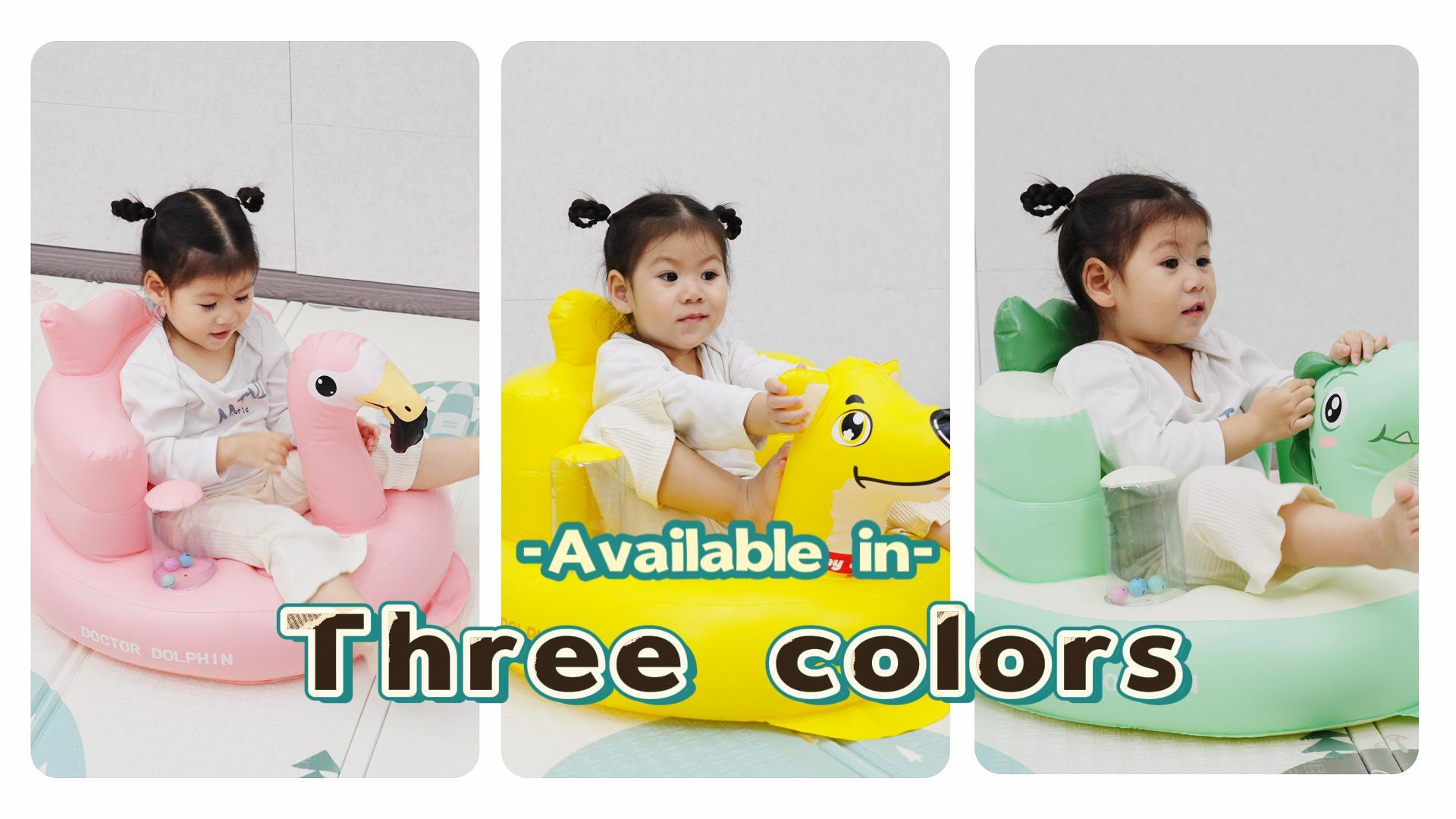 inflatable baby seat Inflate and use demonstration